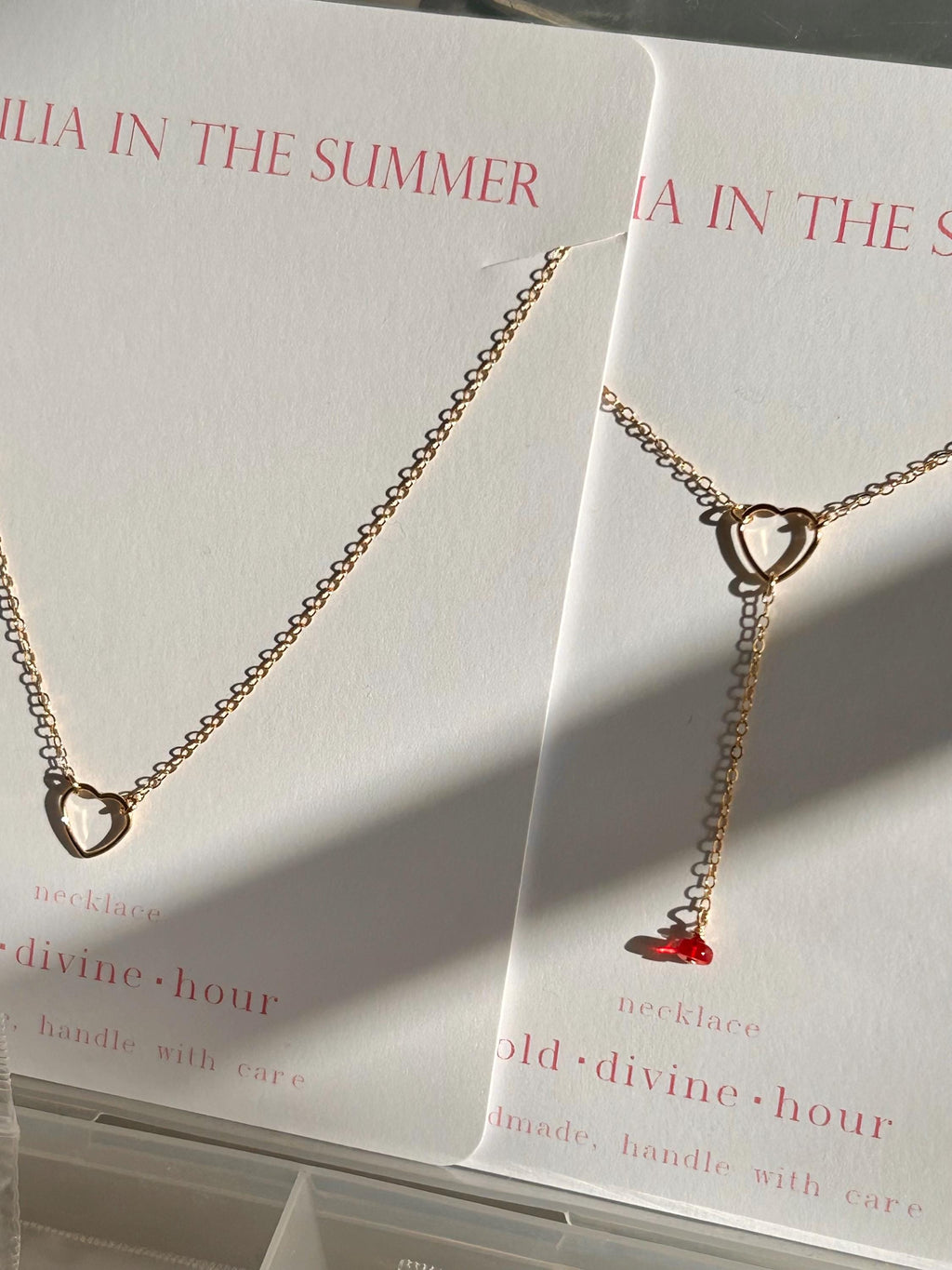 Heart Outline Necklace