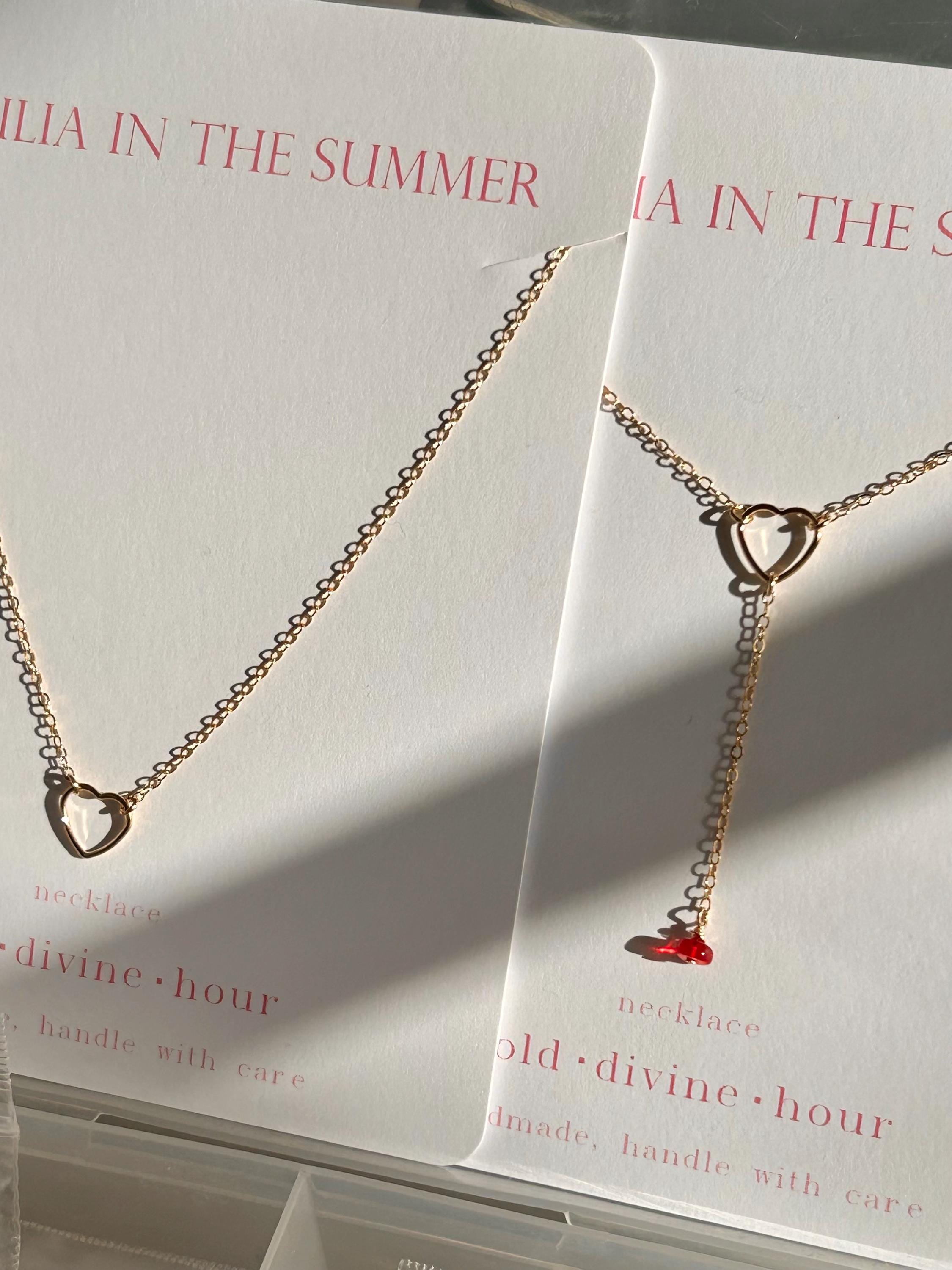 Heart Outline Necklace