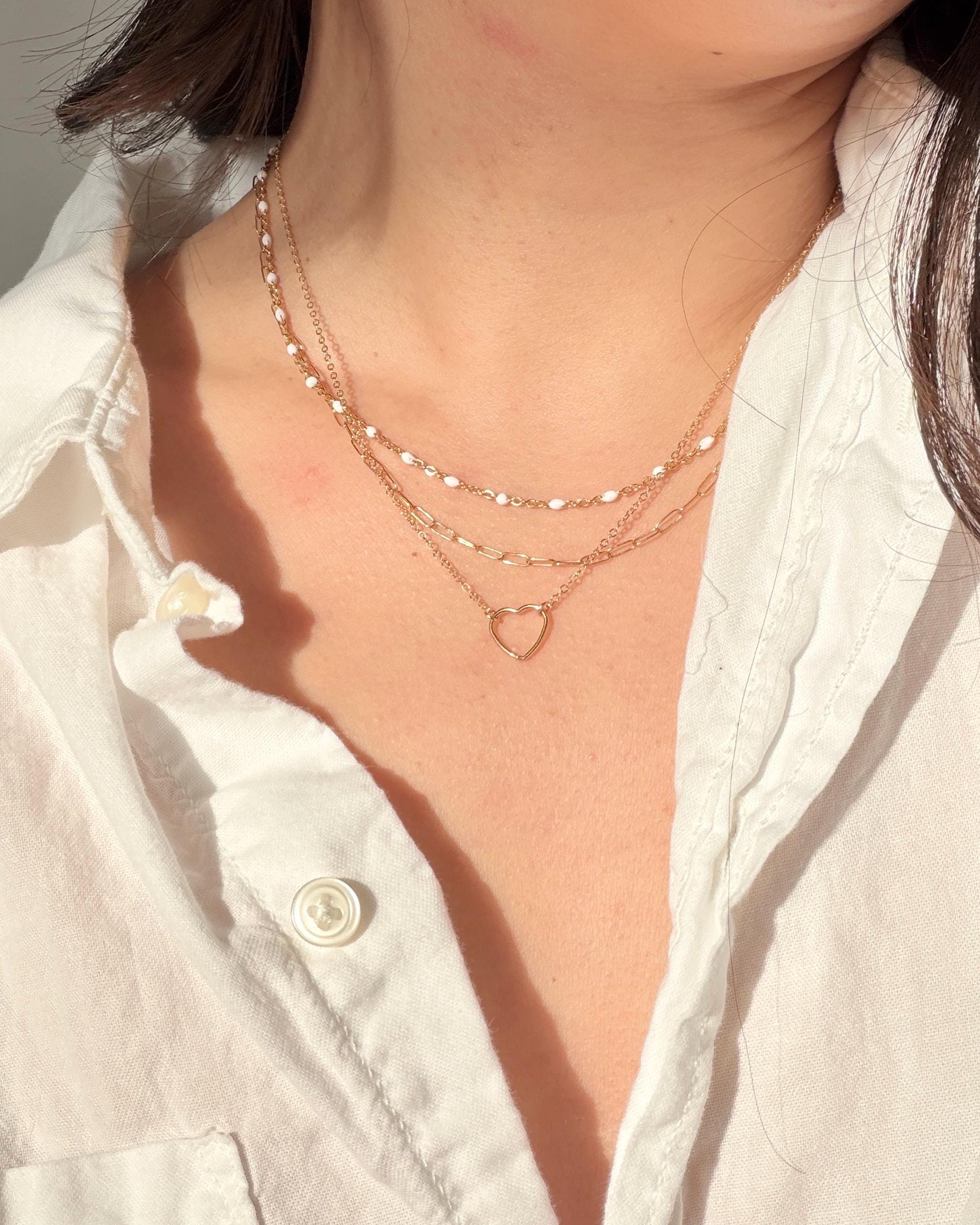 Heart Outline Necklace