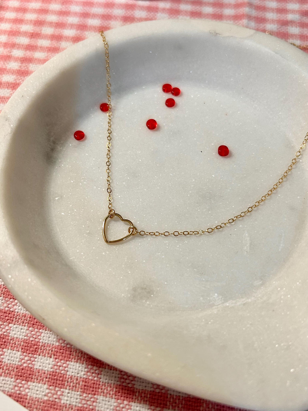 Heart Outline Necklace
