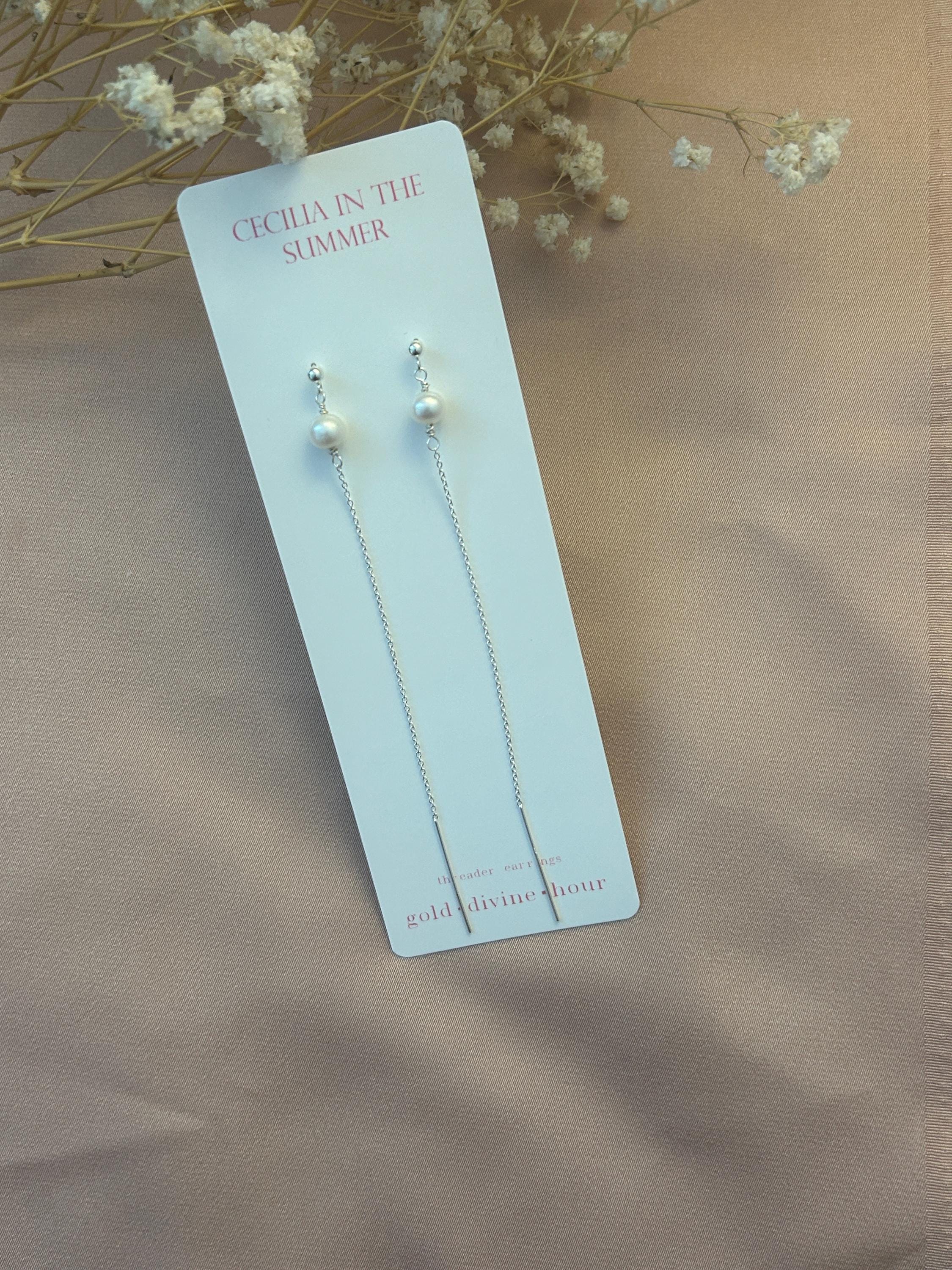 Stud-Threader Sterling Silver ~ Pearl ~ Opal