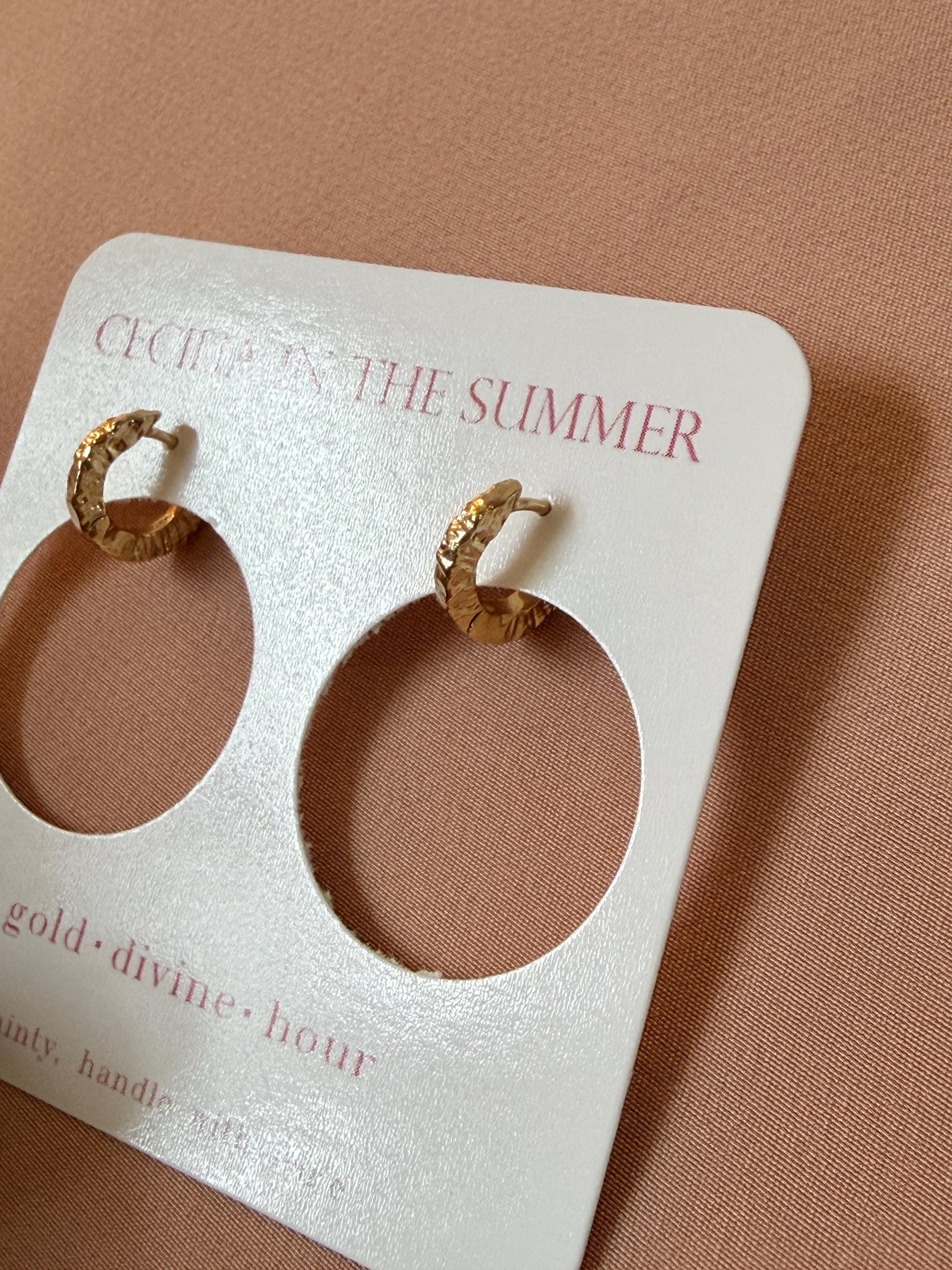 Rocky Huggies Vermeil Earrings