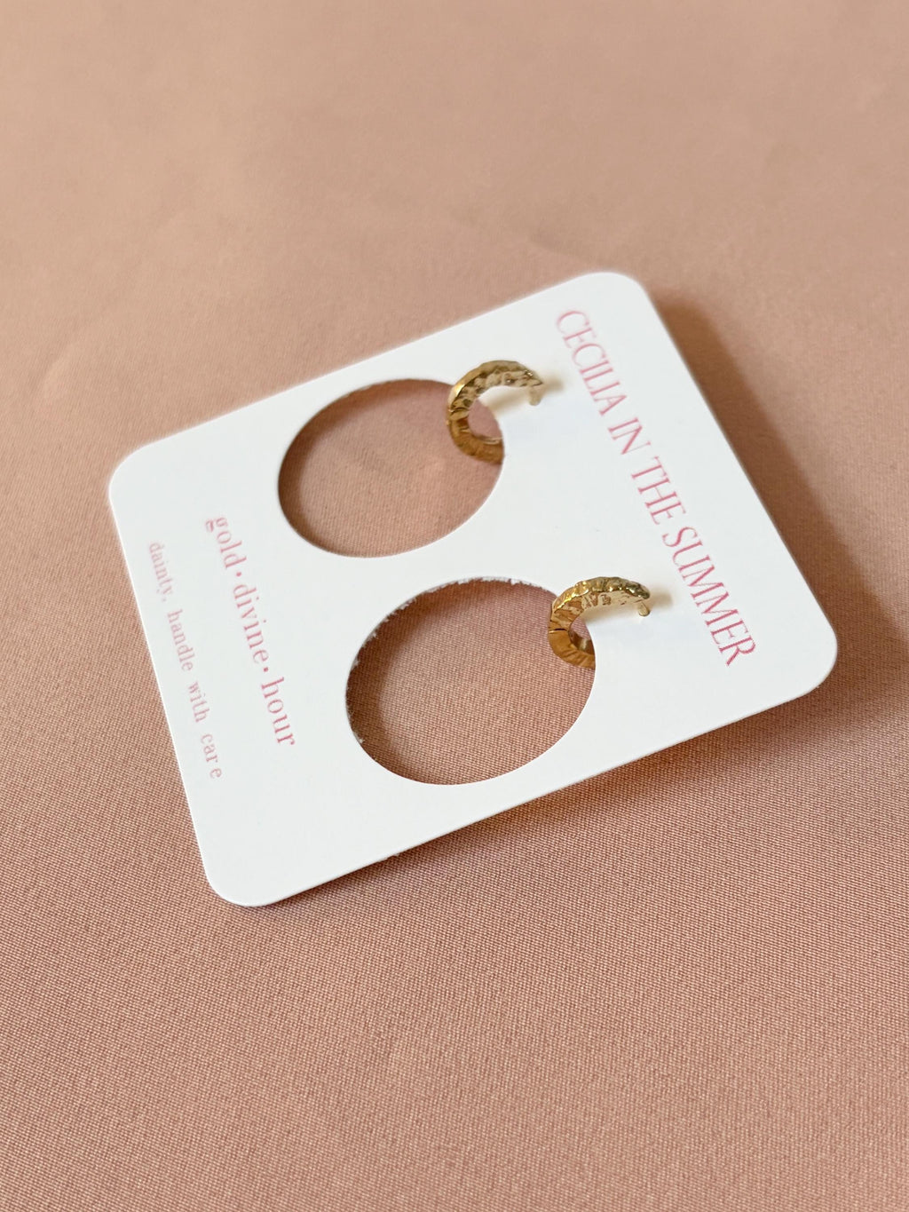 Rocky Huggies Vermeil Earrings