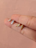 Angel Wing CZ Earrings