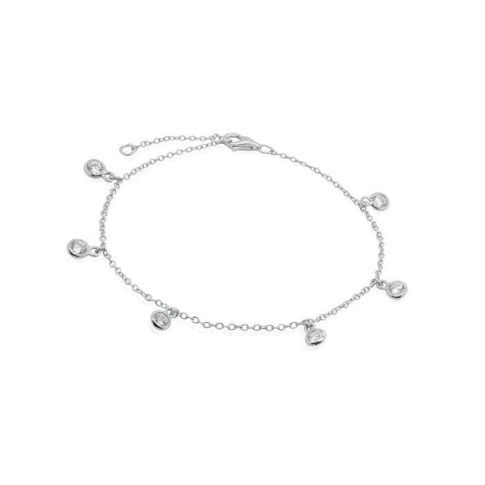 Gem Charms CZ Bracelet