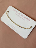 Two-Tone Oval Ball Chain Bracelet