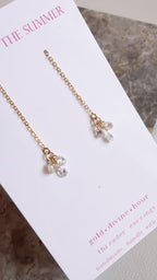Leslie Sparkle Queen Simple Threader Earrings